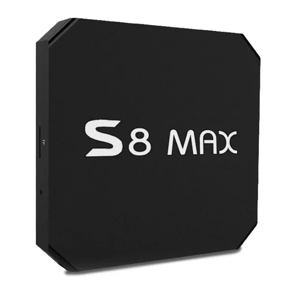 

S8 MAX Bluetooth HD WIFI TV Box 4K Home Media Player For Android 8.1 Mini Quad Core Dual 4GB+32GB Multi-language Movie