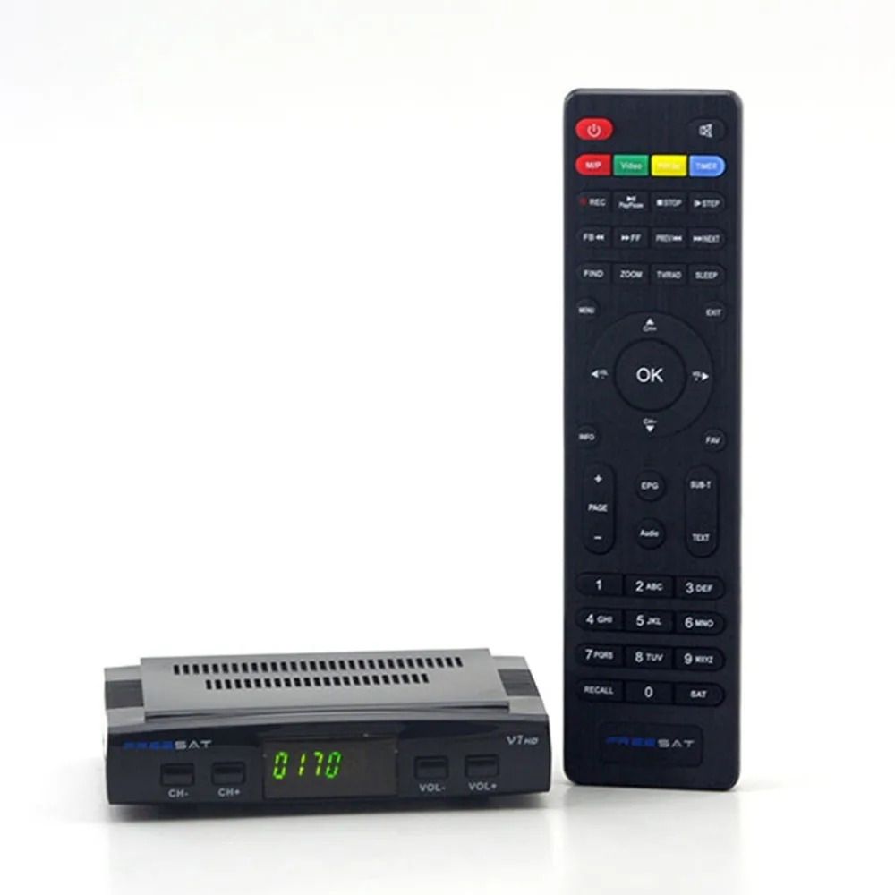 Freesat V7 спутниковый HD декодер приемник Full 1080P+ 1 шт. профессиональный HD DVB-S2+ USB WiFi ТВ набор стабильный сигнал
