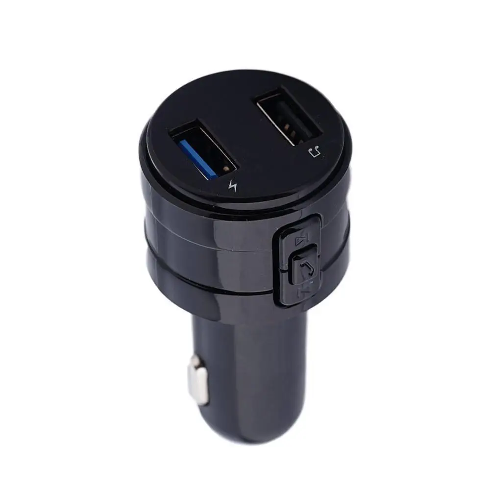 FM трансмиттер автомобильный с поддержкой Bluetooth 4 2 и двумя USB портами на