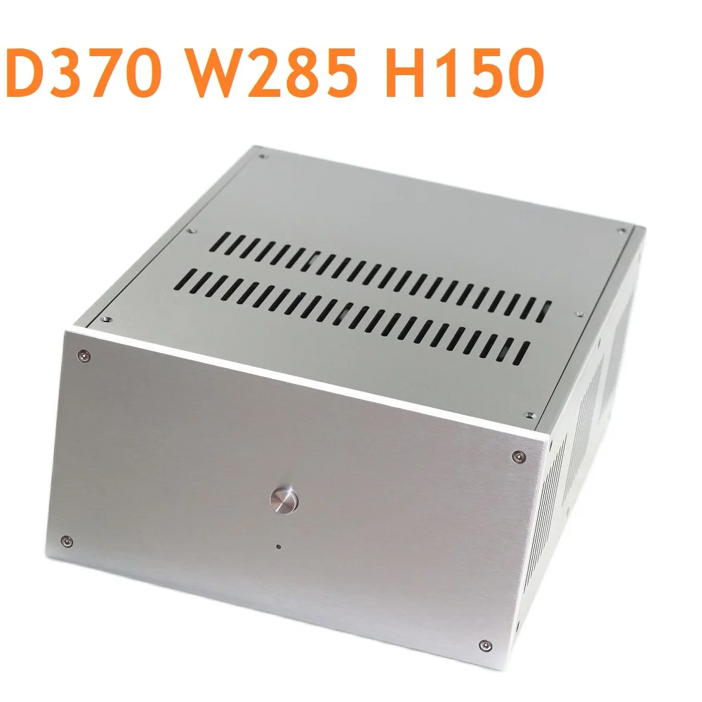 

Power Amplifier Chassis DIY Aluminum Switch Rear Class A Enclosure Amp Decoding Case Preamp Housing Audio Music W285 H150 D370