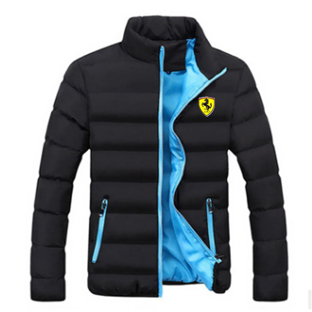 

Autumn and winter men's hot-selling racing jackets thick down jacket men's sports fashion men's zipper jacket direct sales