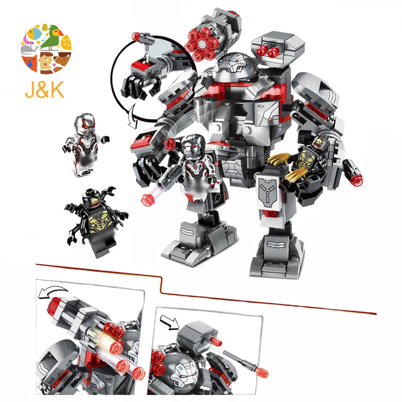 76124 супергерои модель супергероев Marvel War Machine Buster строительные блоки для