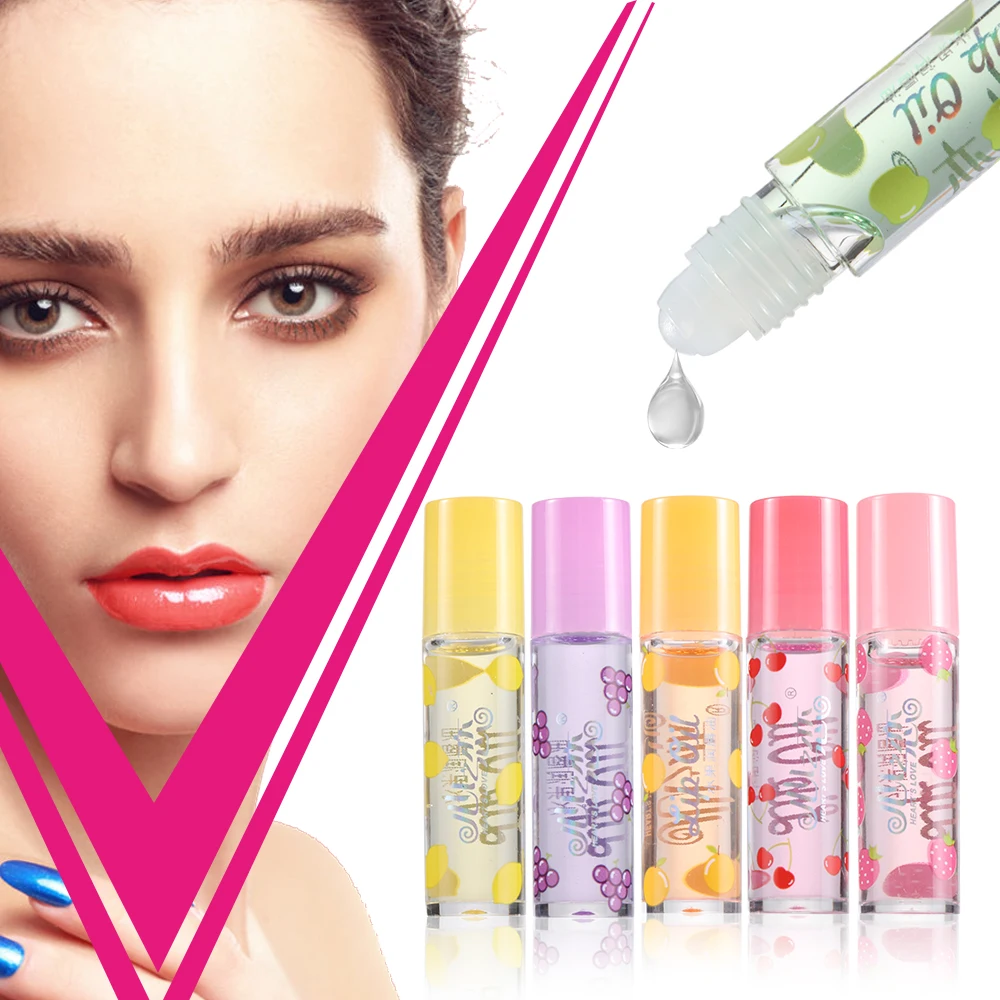 Случайный цвет горячий увлажняющий фруктовый блеск для губ милый цветок
