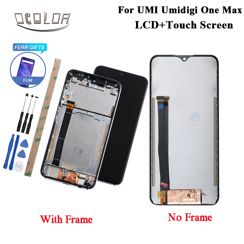 Ocolor для Umidigi One Max ЖК дисплей и сенсорный экран + рамка Инструменты пленка UMI