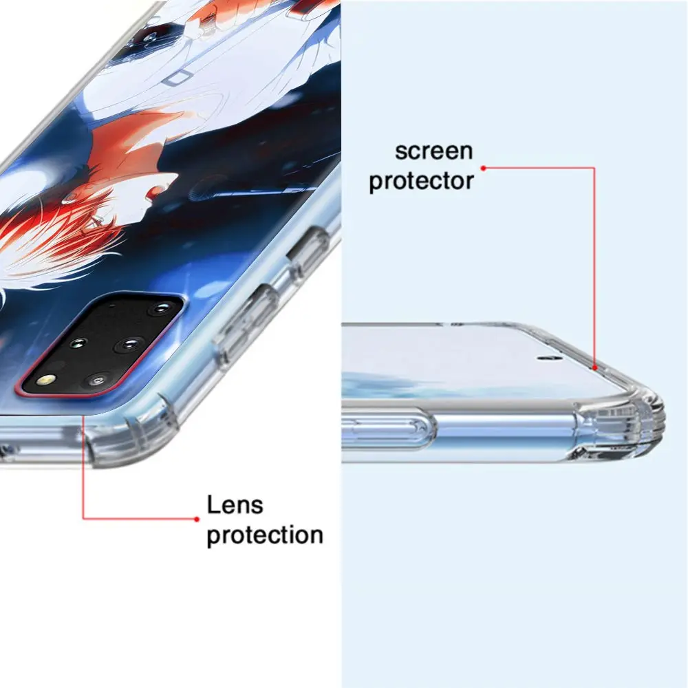 

Given Anime Shockproof Airbag Phone Case for Samsung Galaxy S10 S10e S20 Plus FE S8 S9 S10 Lite S20 Ultra 5G Soft Cover