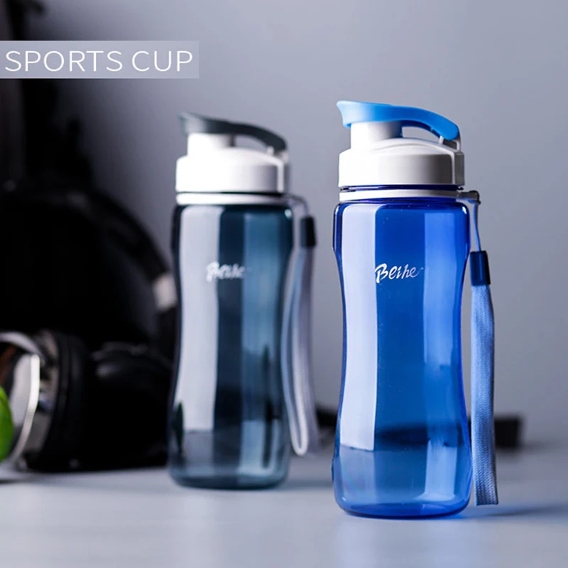 Портативный диспенсер для воды 720 мл пластиковая бутылка путешествий шейкер