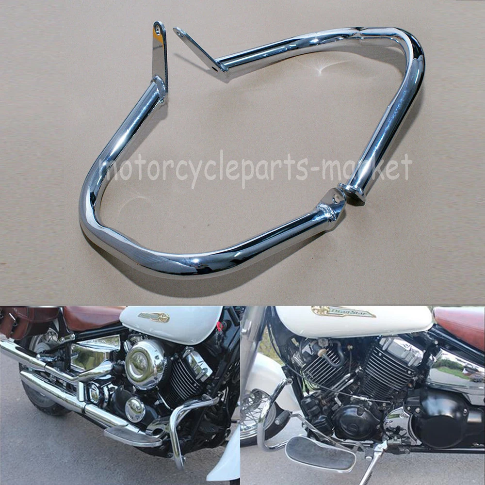 Защита двигателя мотоцикла противоударный стержень для Yamaha V Star Dragstar 400 650 1997 2011