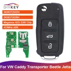 Ключ дистанционного управления DIYKEY MQB 5K0837202BH 5K0837202DH 433 МГц для VW Caddy Transporter Beetle Jetta Sharan Scirocco Polo Tiguan 2016 2017