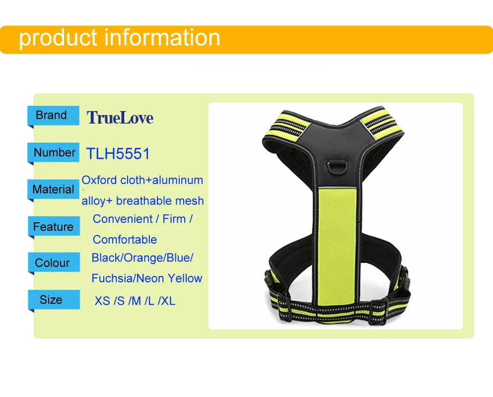 Truelove ошейник для собак Светоотражающий Нейлон модная Регулируемая Удобная