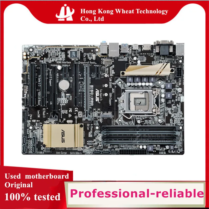 Для ASUS B150-PRO материнская плата Socket LGA 1151 DDR4 sata3 для Intel B150 оригинальная б/у