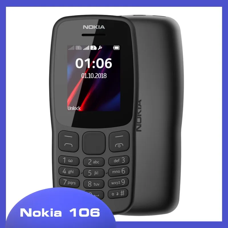 Кнопочный телефон NOKIA 106 DS|Смартфоны| |