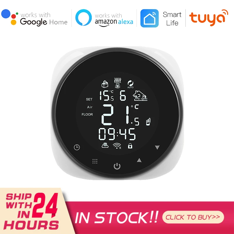 

TUYA Wifi Smart Thermostat For Water Electric Floor Heating Gas Boiler Temperature Remote Controller Support Alexa Google Home