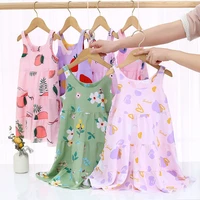 baby girl strap dress love flower 3 14 years fashion printing summer seleeveless dress toddler children clothes casual dresses