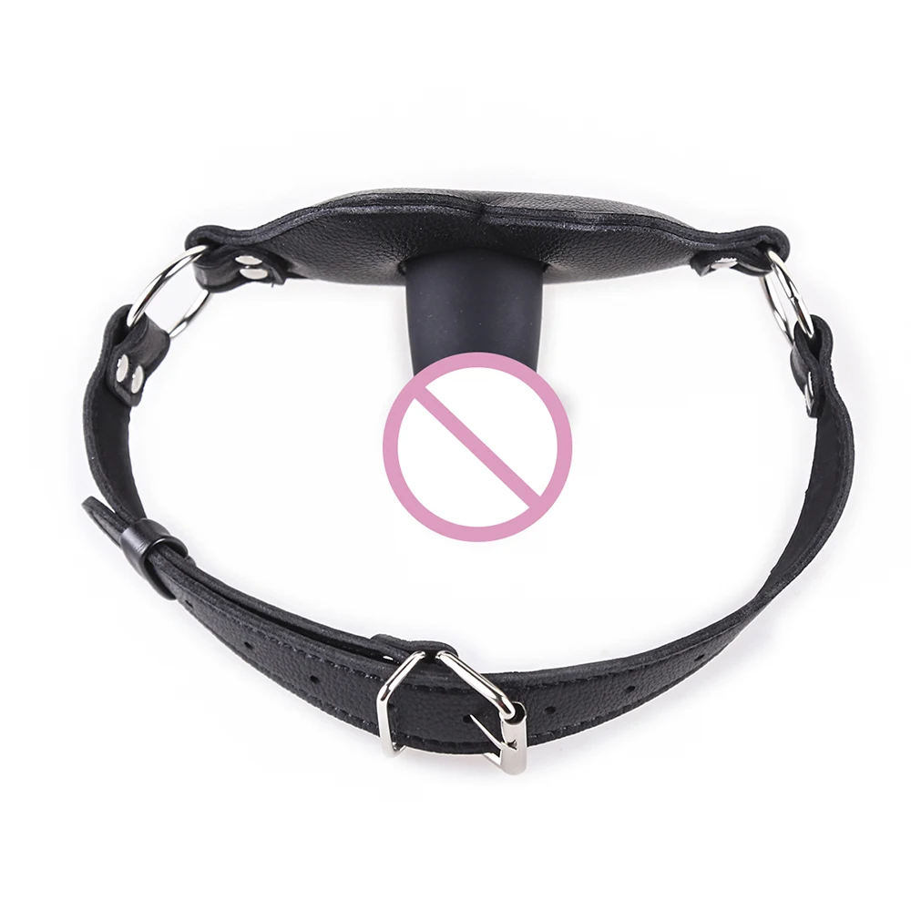 Manyjoy Faux PU Leather Silicone Ball Gag BDSM Bondage Oral Restraints Mouth Plug Erotic Adult Games Sex Toys for Couple | Красота и