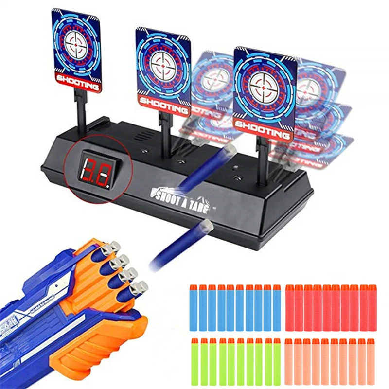 Азма 200 шт для Nerf пулями мягкими дырочку головы 7 2 см дротики EVA игрушечный