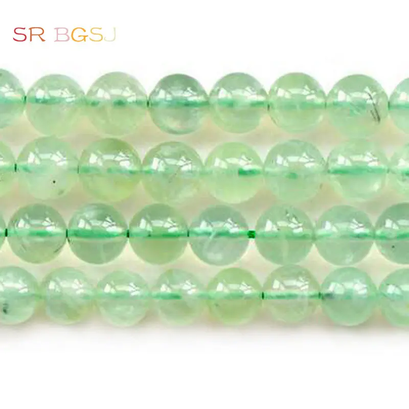 

Free Ship 4/6/8/10/12mm Pick Size Round Pure Green Stone Natural Genuine Gemstone Stone Loose Beads 15"