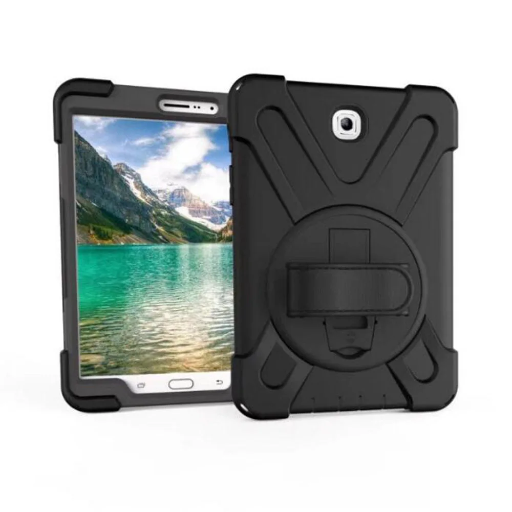 Чехол для samsung GALAXY Tab S2 8,0 sm-t710 T715 T713 T719, вращающаяся подставка/ремешок для рук, сверхпрочный защитный чехол для всего тела