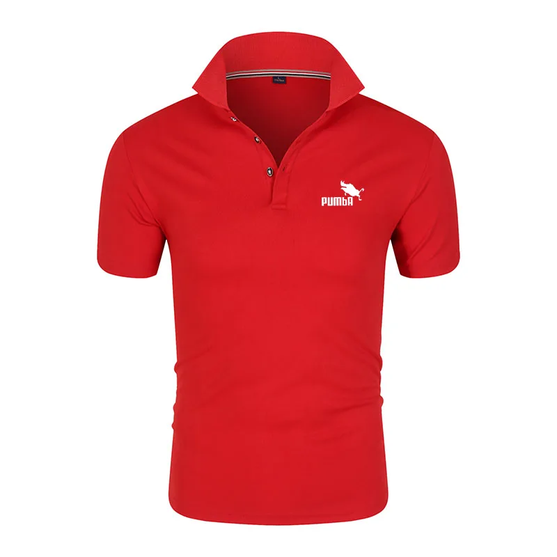

Men's POLO shirt summer new fashion casual POLO shirt short-sleeve men women business work solid color lapel shirt M-4XL
