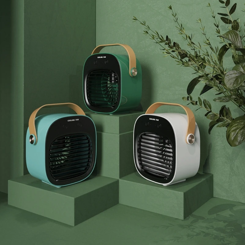 Портативный Настольный вентилятор с водяным распылением маленький кулер USB