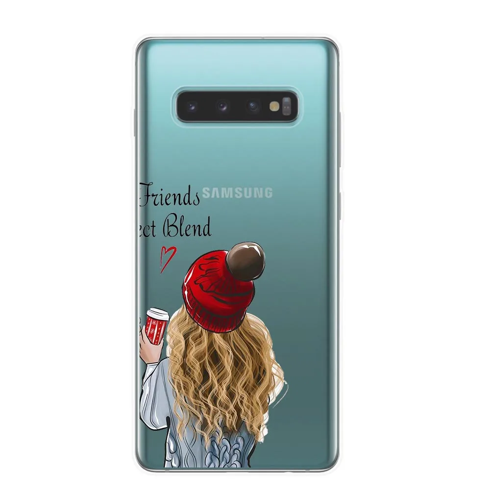Мягкий силиконовый чехол для Samsung S6 S7 Edge S8 S9 S10 Plus Lite S10E | Мобильные телефоны и
