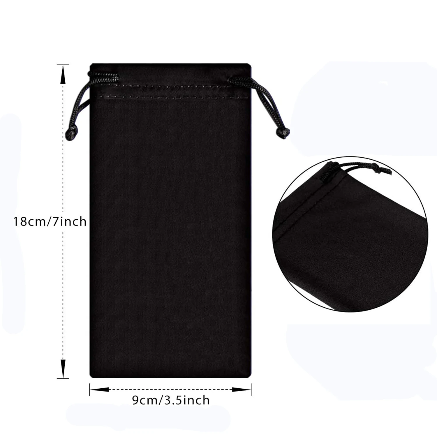 

20pcs/50pcs/100pcs Velvet Sunglasses Bag Dust Storage Pouch Glass Carrying Portable Glasses Case Container Sunglasses Organizer