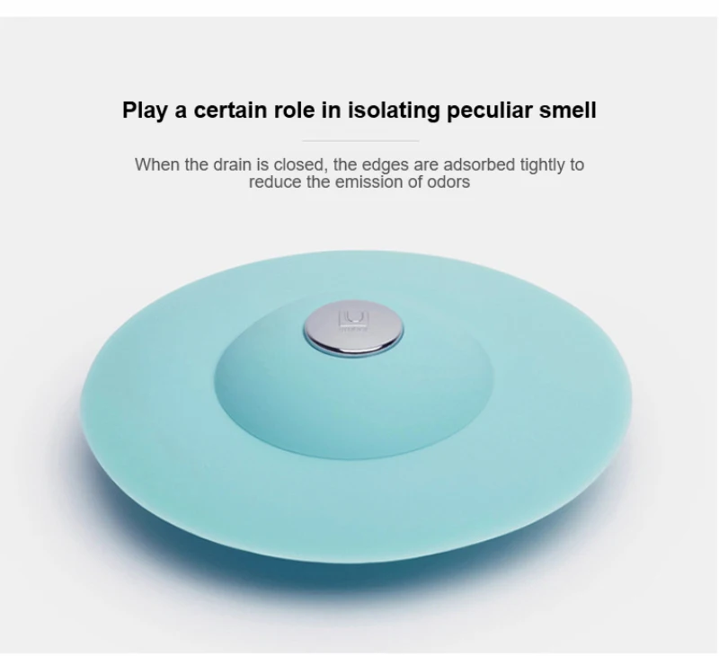 1Pc Rubber Sink Floor Drain Plug Bathroom Laundry Water Stopper Tool Press Type Kitchen Deodorant Bath Strainers | Дом и сад