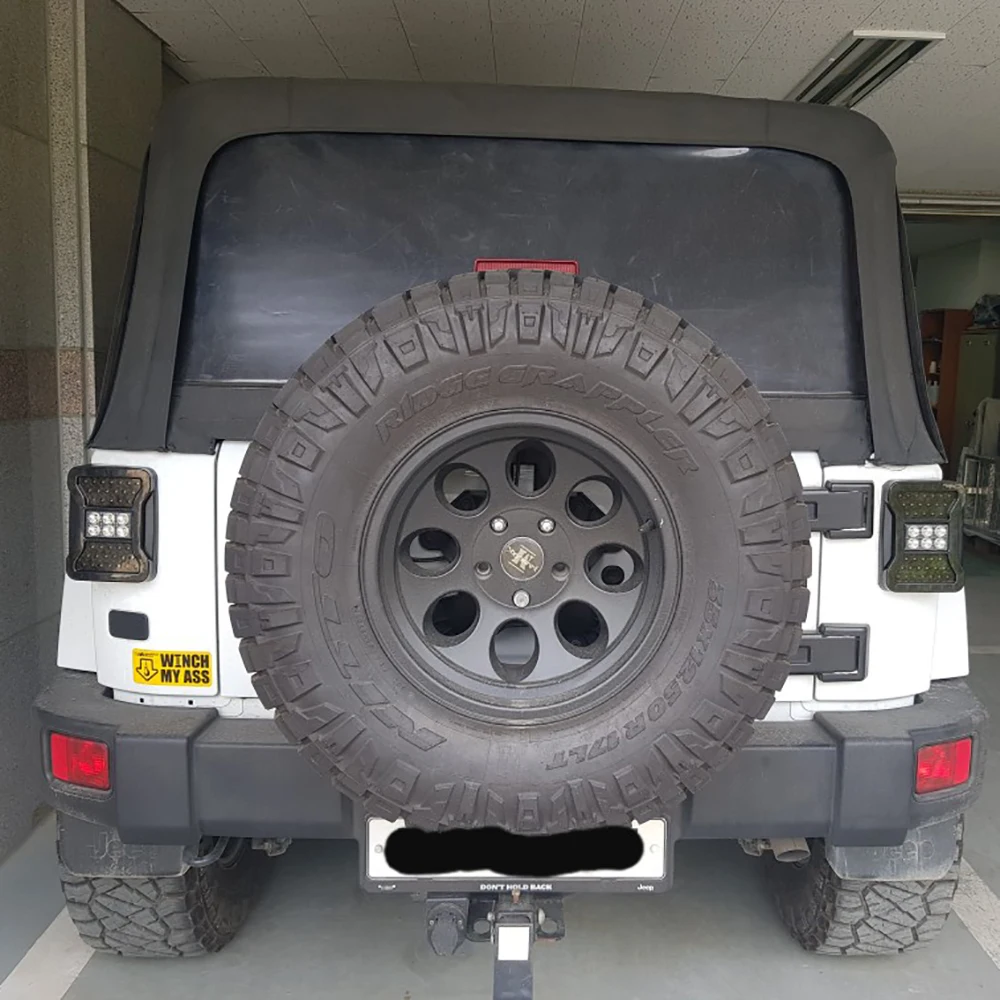 Автомобильный светильник в сборе, светодиодный задний фонарь для Jeep Wrangler JK 2007-, задние лампы, тормозной задний светильник, дневные ходовые огни