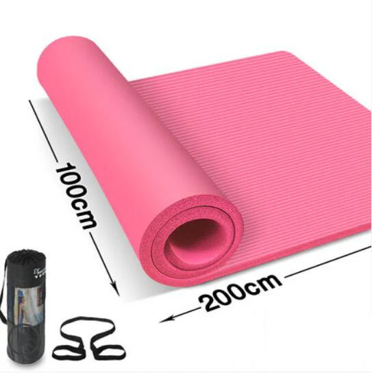 Коврик для йоги толщиной 15 мм 200*100 см экологически чистый без запаха
