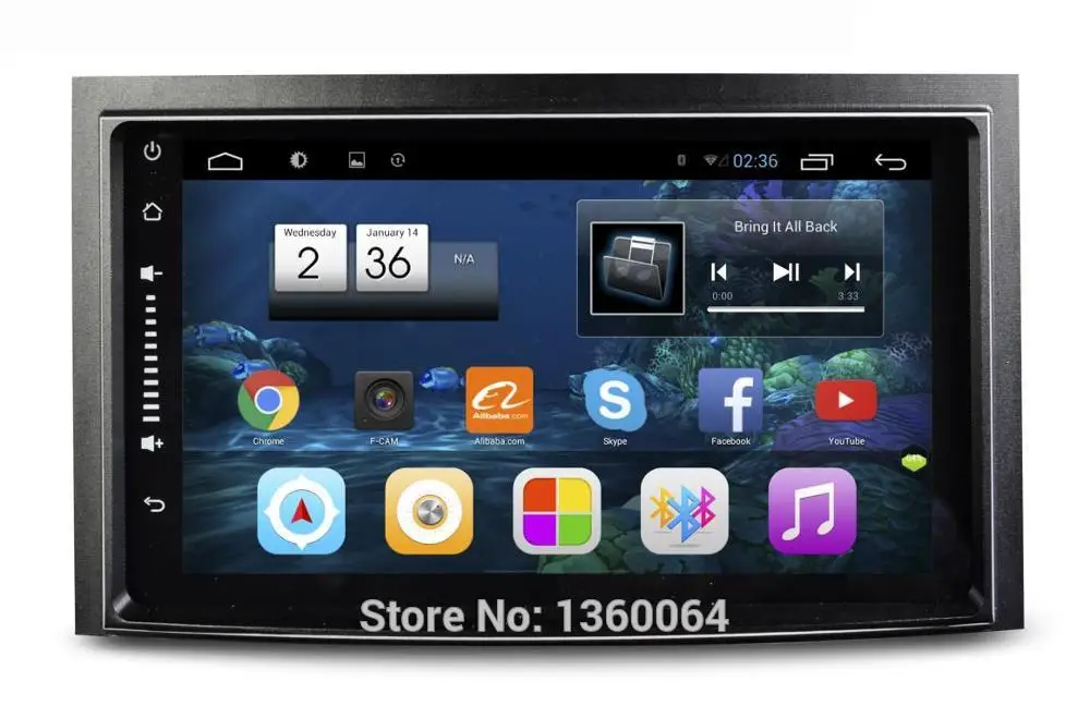 Четырехъядерный 8 дюймовый автомобильный dvd плеер Android 6 0 для Toyota Venza