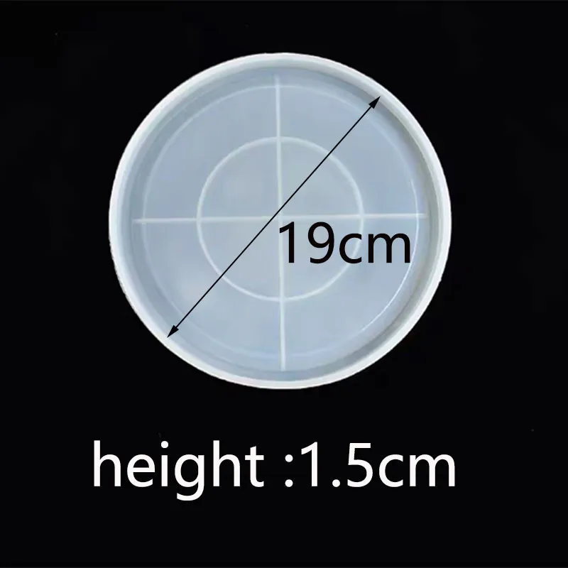 

Flower Pot Silicone Mold Concrete Mould With Fixed Frame 15cm Round Flower Pot Making Garden Flower Pot Handmade Clay Pot