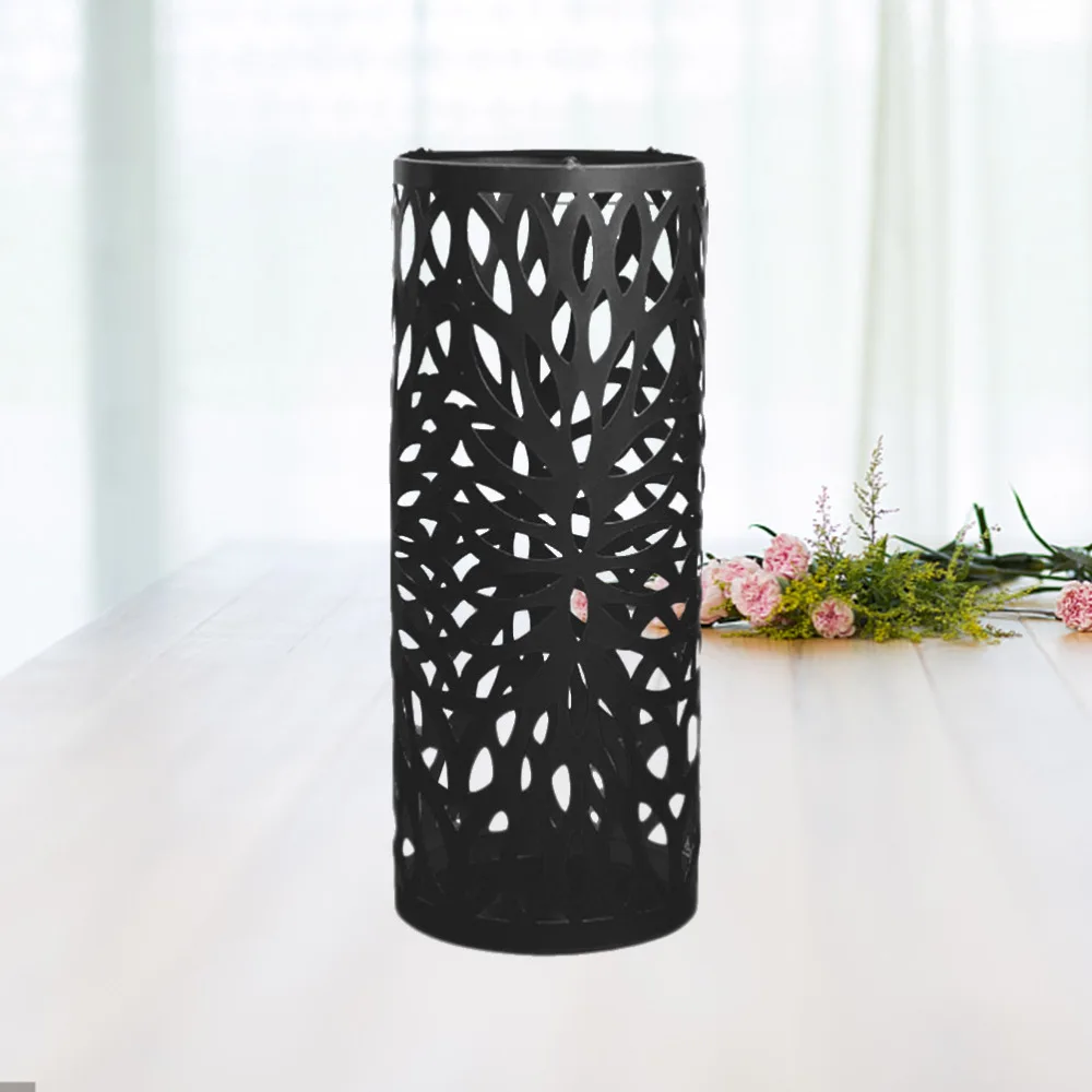 

Hollow Umbrella Holder Anti-rust Metal Umbrella Organizer to 8 Capacity for Home Office Restaurant