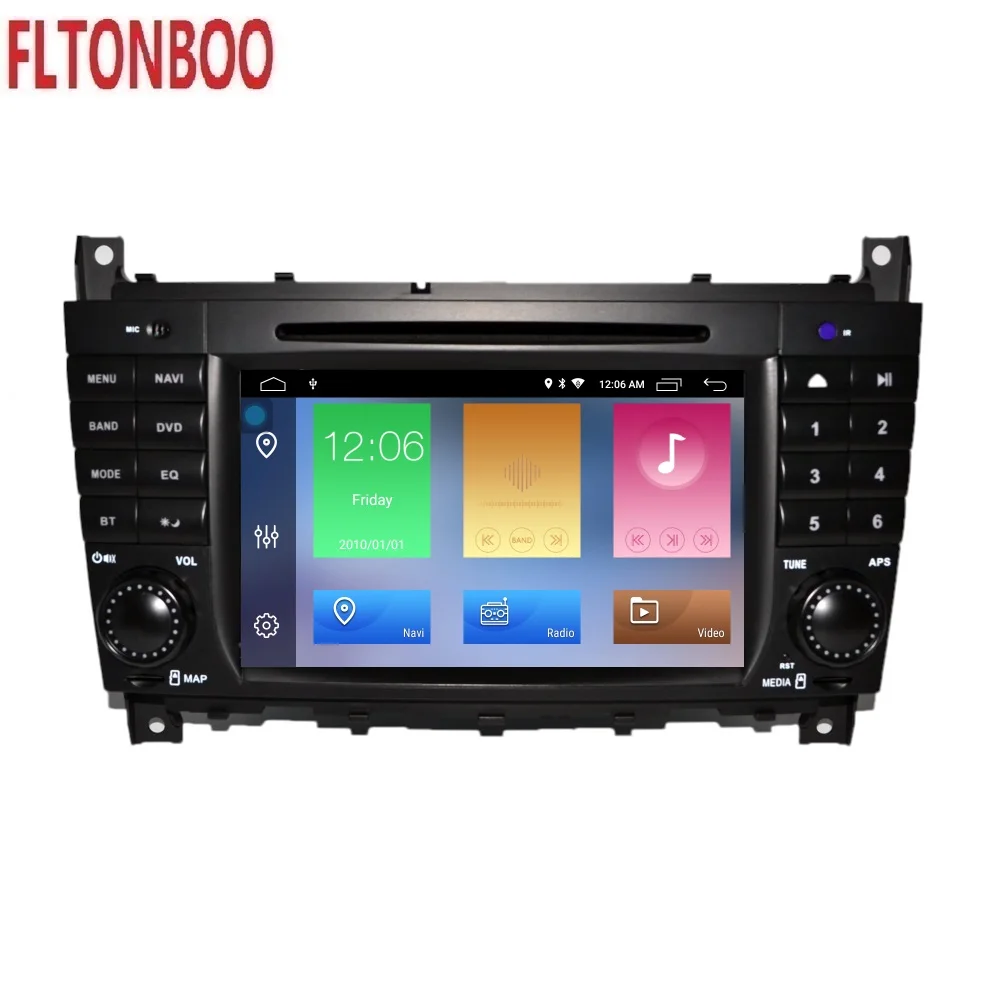 " 2din Android 2004 автомобильный DVD для Mercedes Benz C Class W203 2007-c200 C230 C320 C350 CLK W209 Navi gps РАДИО WiFi 3g, canbus