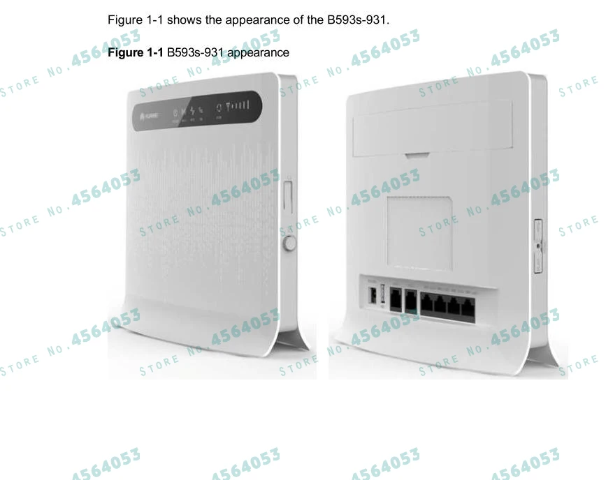 Huawei B593 B593s-931 4G LTE CPE промышленный Wi-Fi роутер