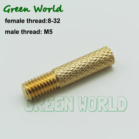 Твердый латунный адаптер Green World, мультимодели, лот 1 шт.