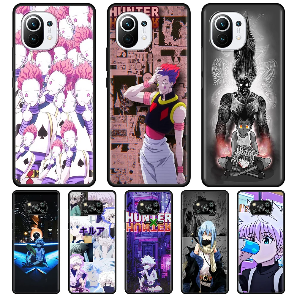Чехол для телефона Xiaomi Poco X3 NFC F3 GT M3 M4 Pro 5G Civi 9T 10T 11T Lite Note 10Pro 10Lite Cute Killua HXH японское