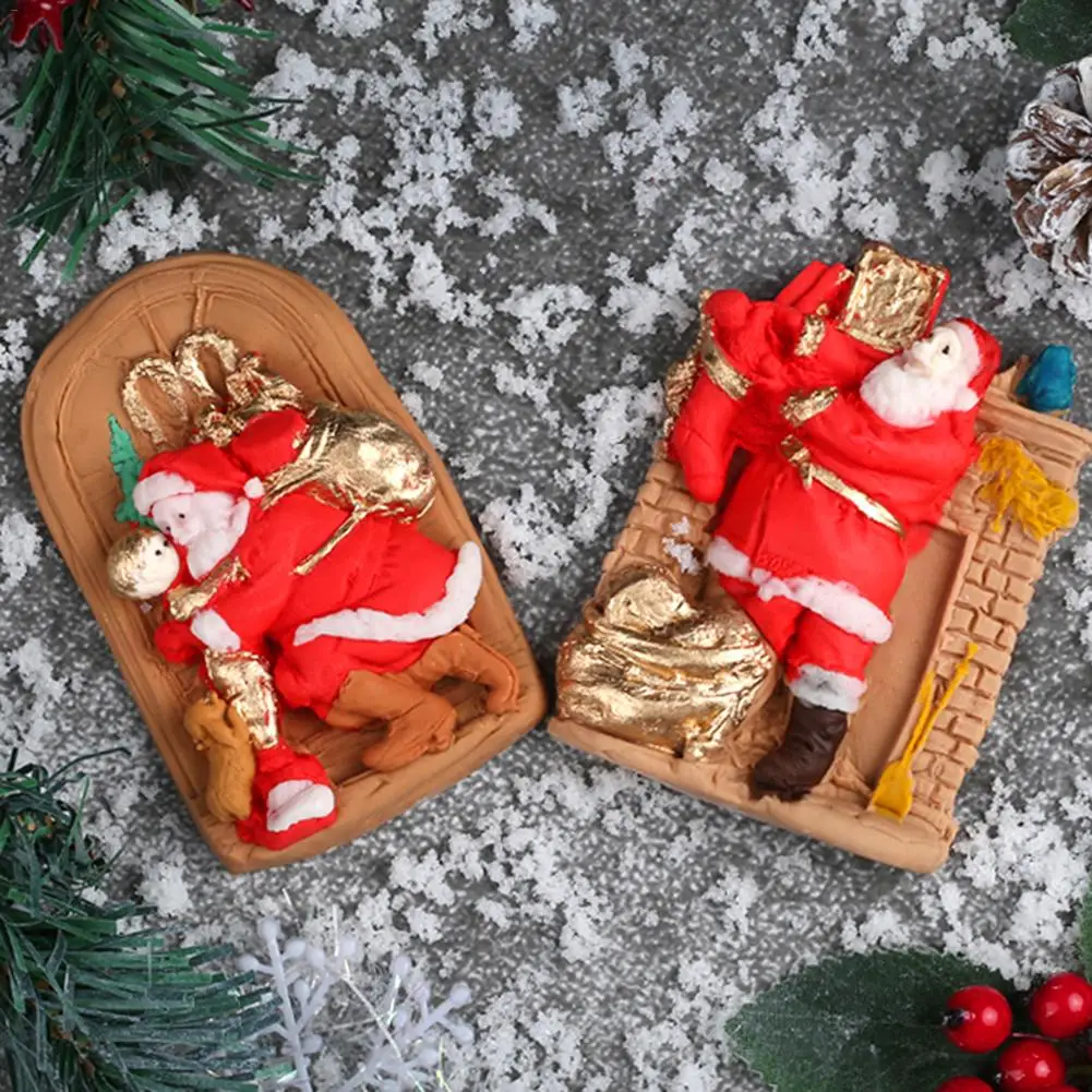 Рождественская тема силиконовая форма Санта Клаус DIY торт границы инструменты