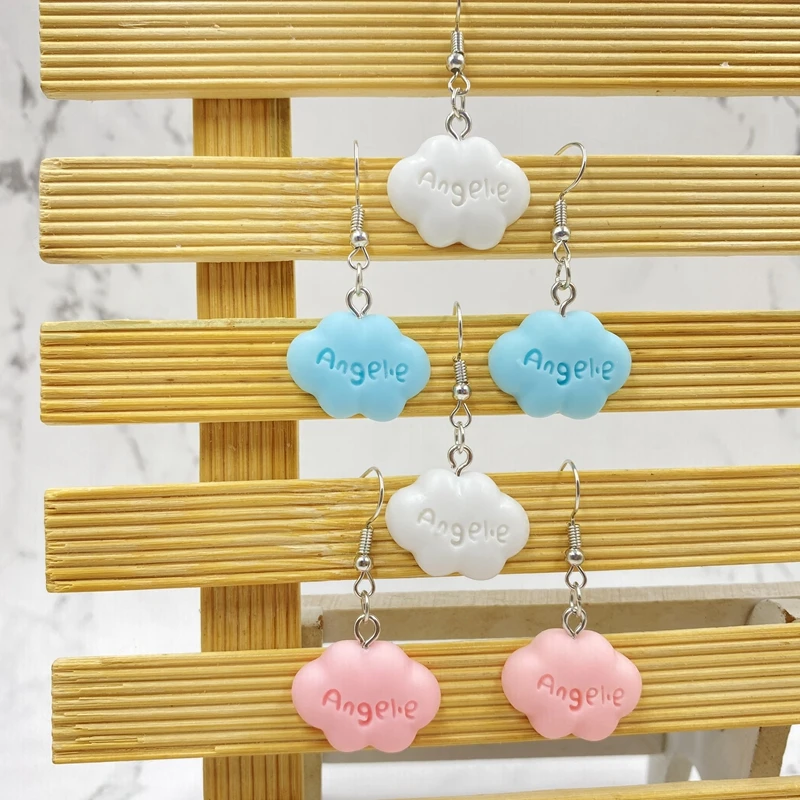 

New fashion cute sweet summer cloud drop earrings cool girl friendship gift