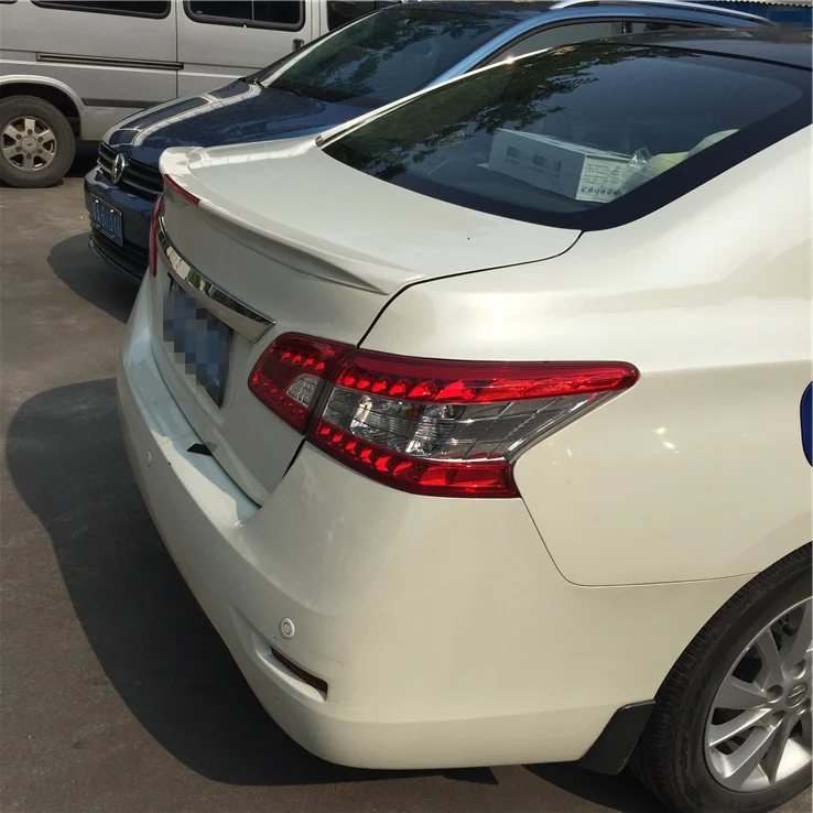 Спойлер для Sentra 2012-2015 Nissan спойлер из АБС-пластика заднее крыло автомобиля цветной