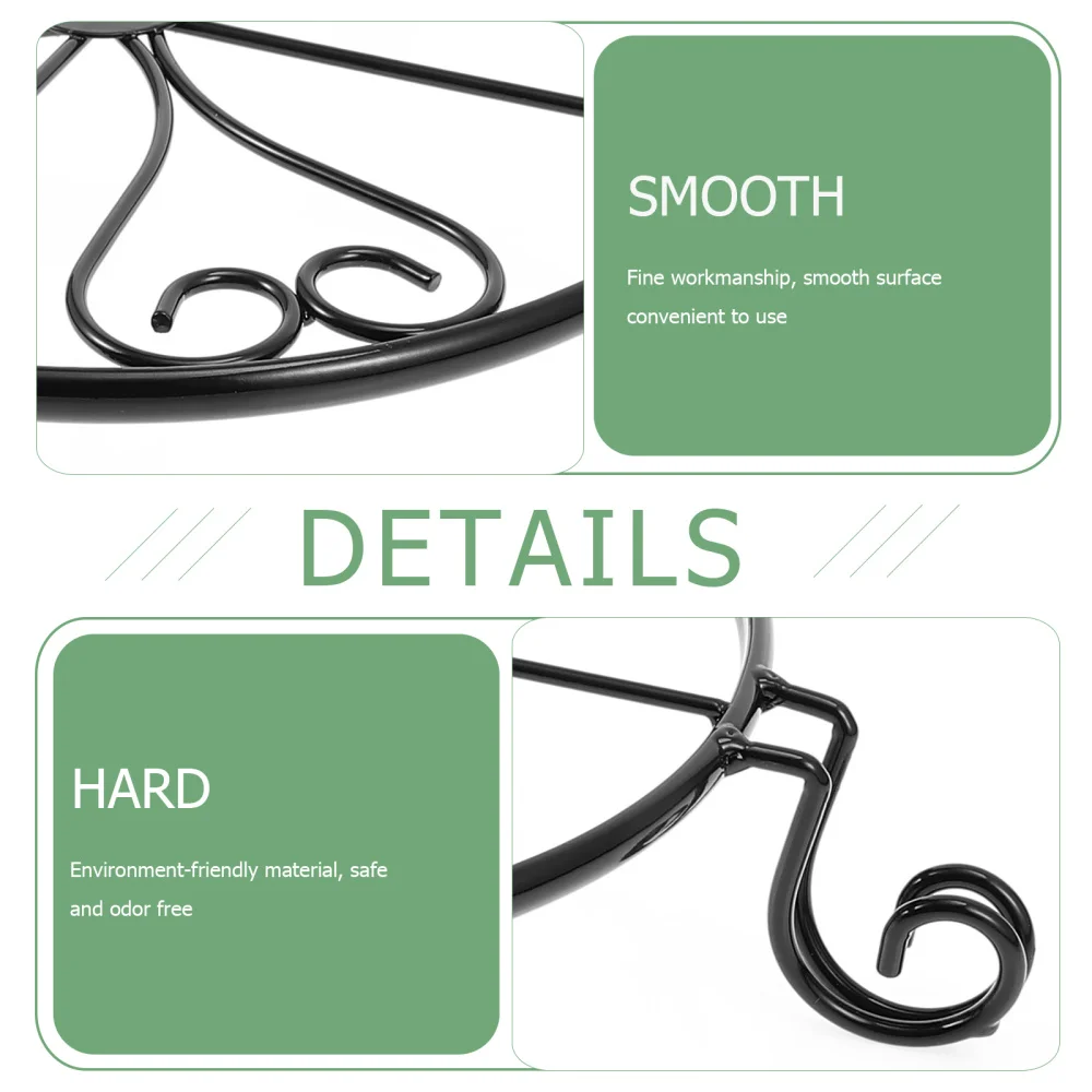 

1Pc Metal Flowerpot Rack Iron Wrought Rack Living Room Rustproof Plant Stand