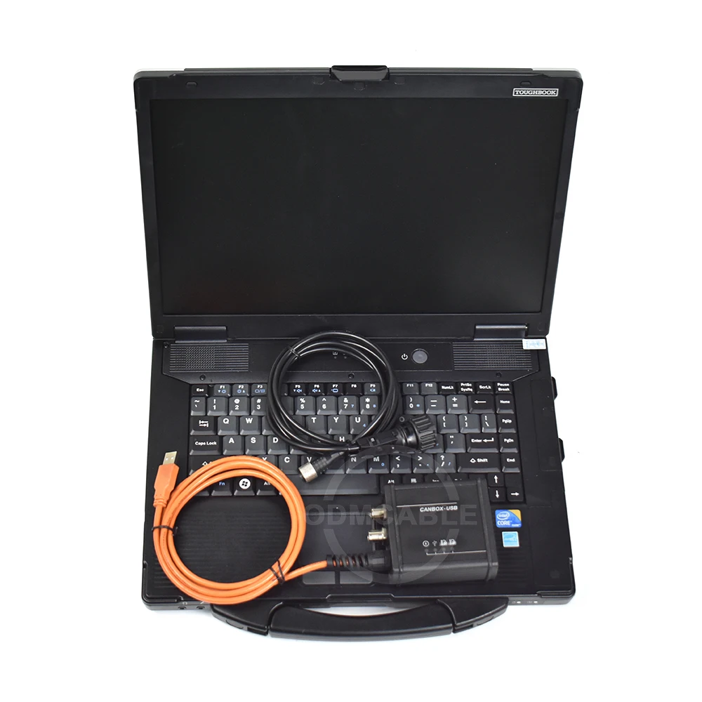 

Forklift diagnostic tool for linde Canbox BT Adapter Service Box Truck Diagnosis Interface Tool with toughbook T420 laptop