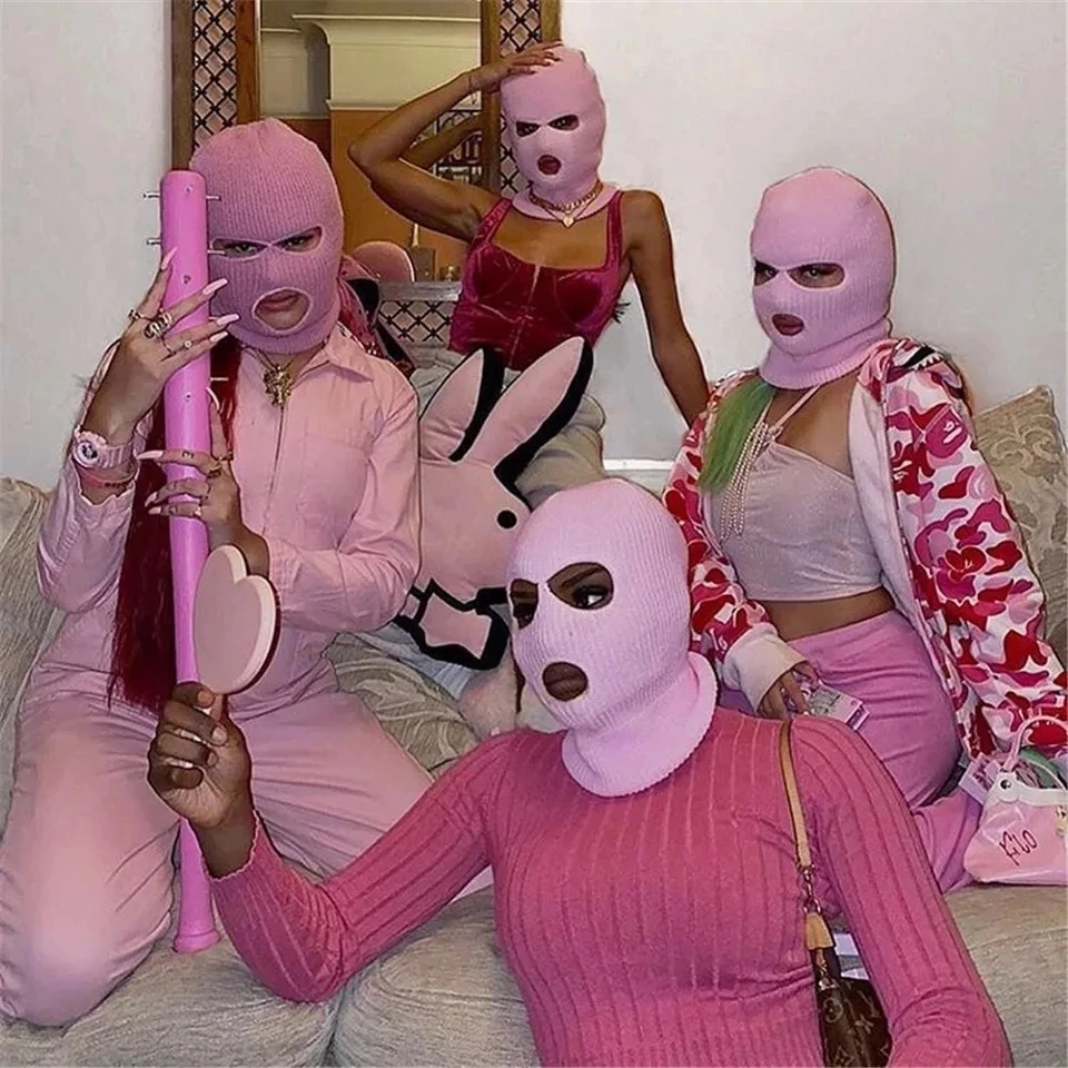 Новая Балаклава маска зимняя Защитная неоновая зеленая шапка Хэллоуин вечерние