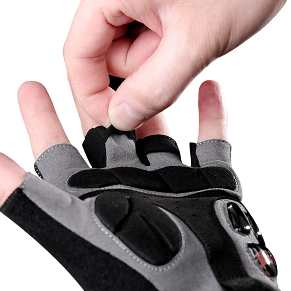 

1 Pair Half Finger Bike Gloves Sport Fitness Racing MTB Cycling Anti-Slip Glove Portable Waterproof Cycling Elements