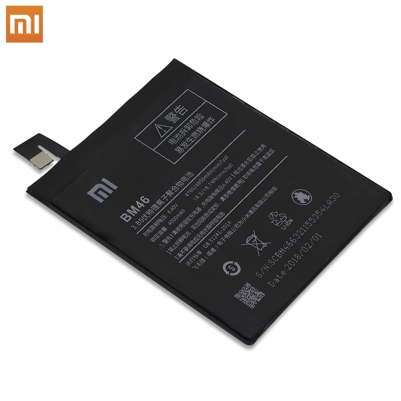 Аккумулятор Xiaomi BM46 для Xiaomi Redmi Note 3 5 5A 7 для Redmi Note 3 Pro 6 Pro BN45 BN31 BN48 BN4A запасные аккумуляторы