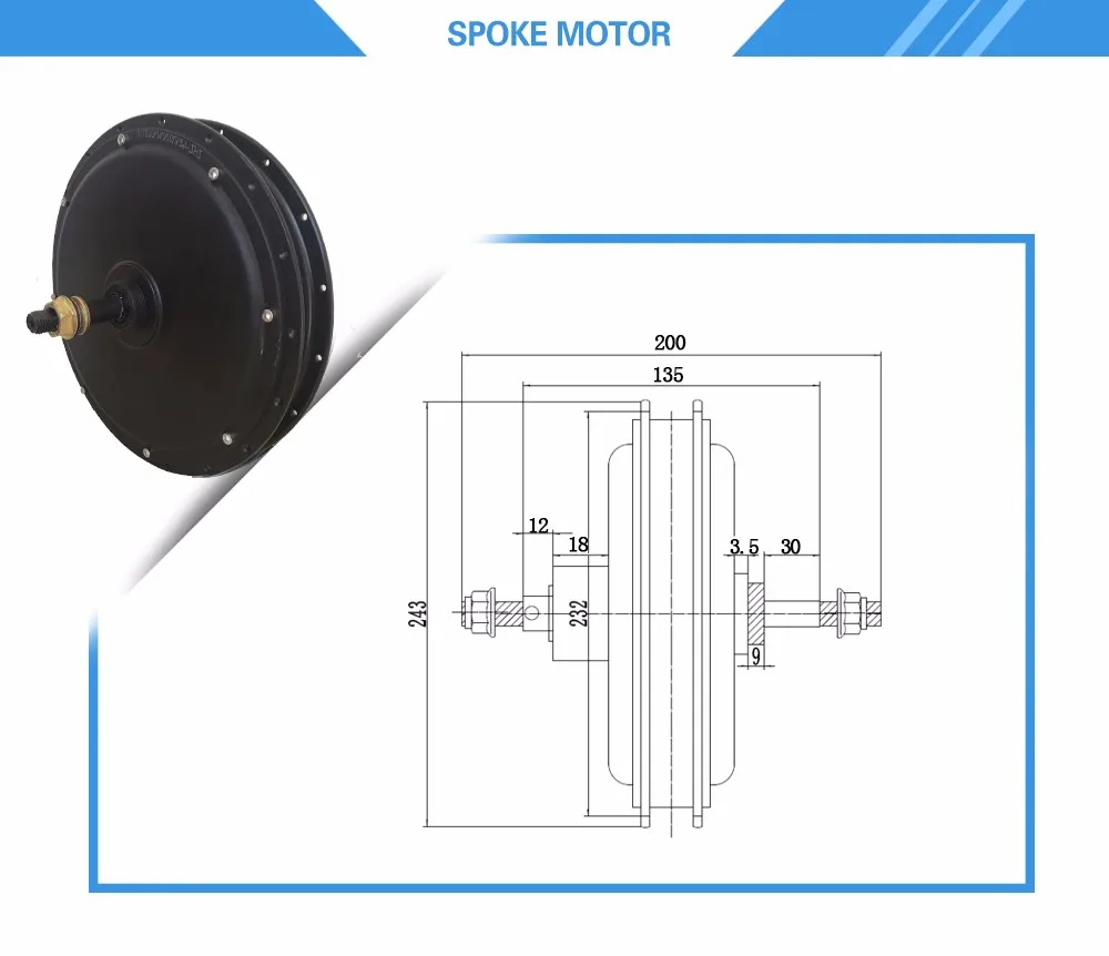 

DC hub electric bicycle motor 48V/60v1000w electric bicycle rear wheel hub motor rear wheel drive electric bicycle