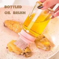 bottled oil brush 1 pcs glass oil bottle brush grill oil brushes liquid oil pastry kitchen baking bbq tool kitchen tools for bbq