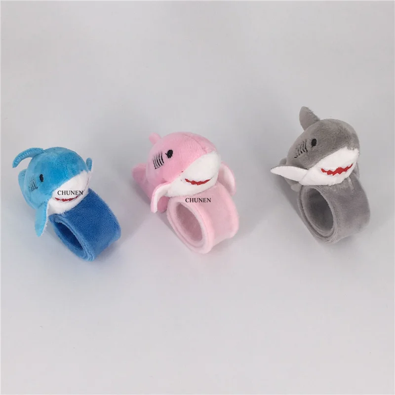 3 цвета прибл. 10 см Плюшевая игрушка в виде морского животного Акула Детская