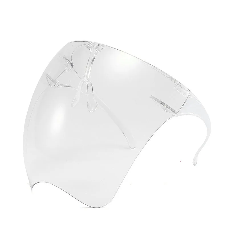 

Clear Full Face Shield Sunglasses Oversize Shield Visor Sun Glasses Plastic Lightweight For Men and Women Unisex Dropshipping