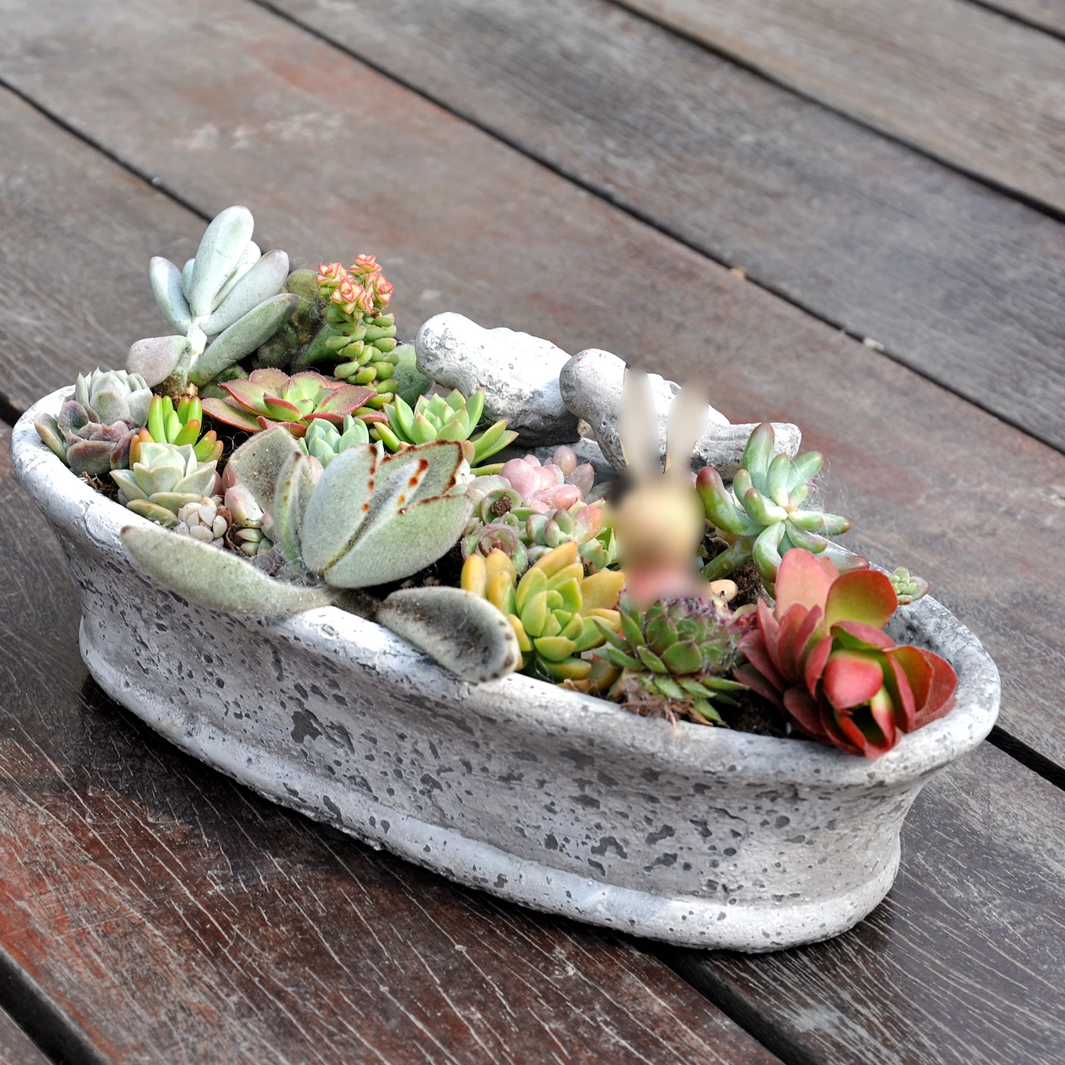 Цветочный горшок кормушка для птиц украшение дома ретро статуя садовая