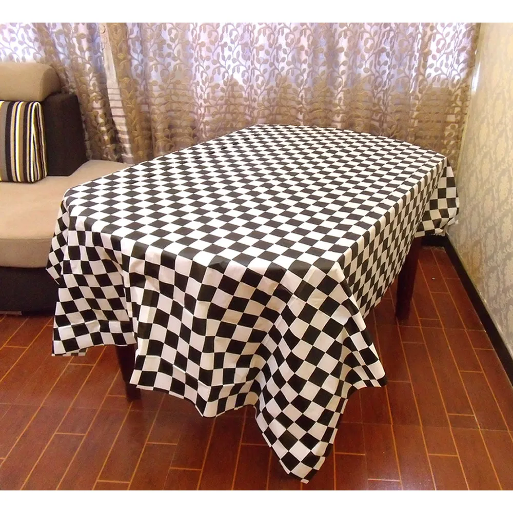 Декор для покерной вечеринки черно-белая фотография одноразовая посуда тарелка