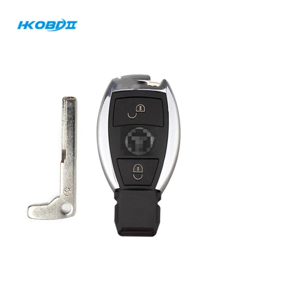 HKOBDII 2 кнопки умные пульты Автомобильный ключ 315/433 МГц для Mercedes Benz MB 2000+ NEC BGA Тип дистанционного брелока с LG